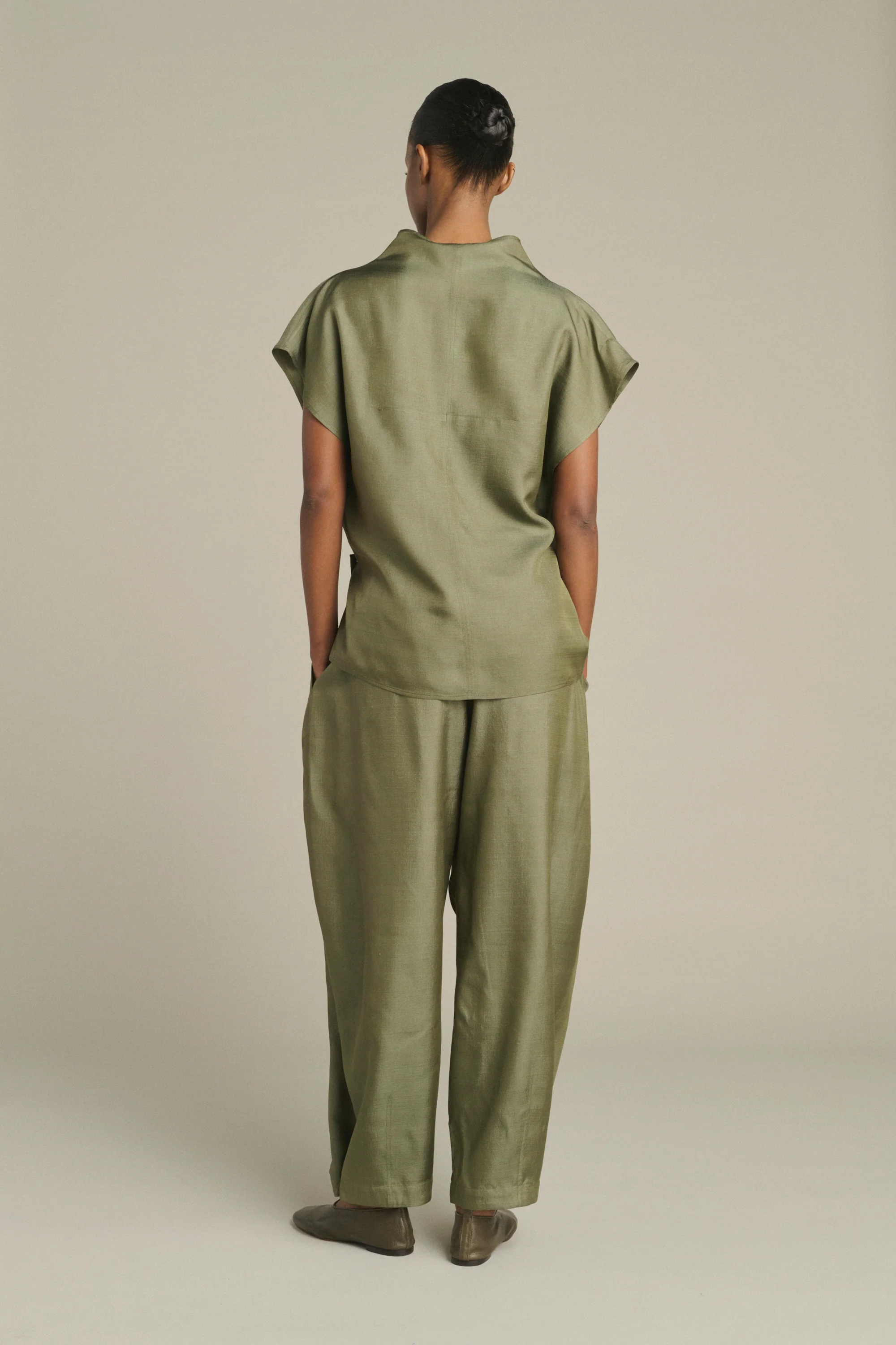 KORA BLOUSE GREEN - Image 4