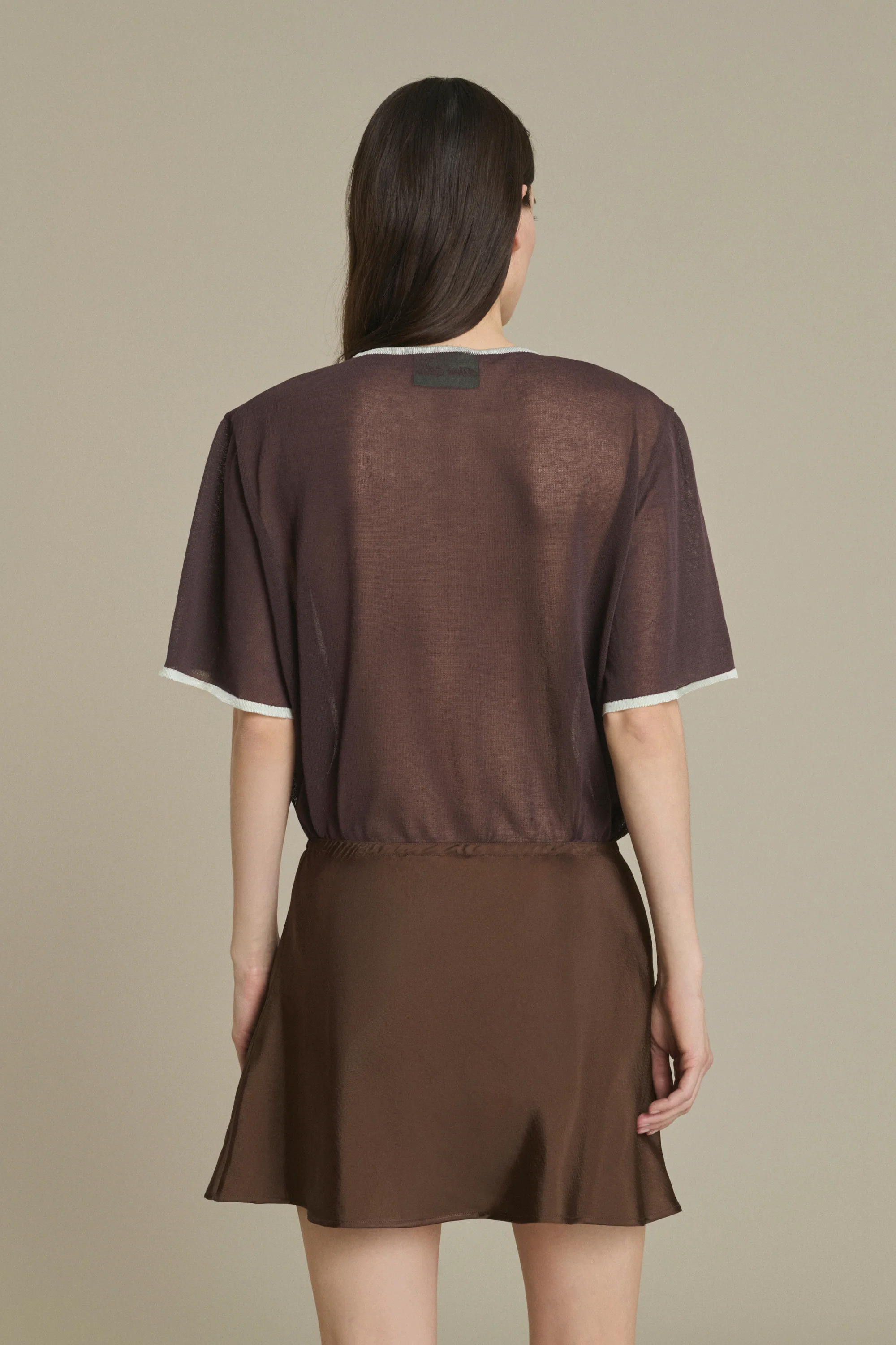ANNA SKIRT BROWN - Image 4