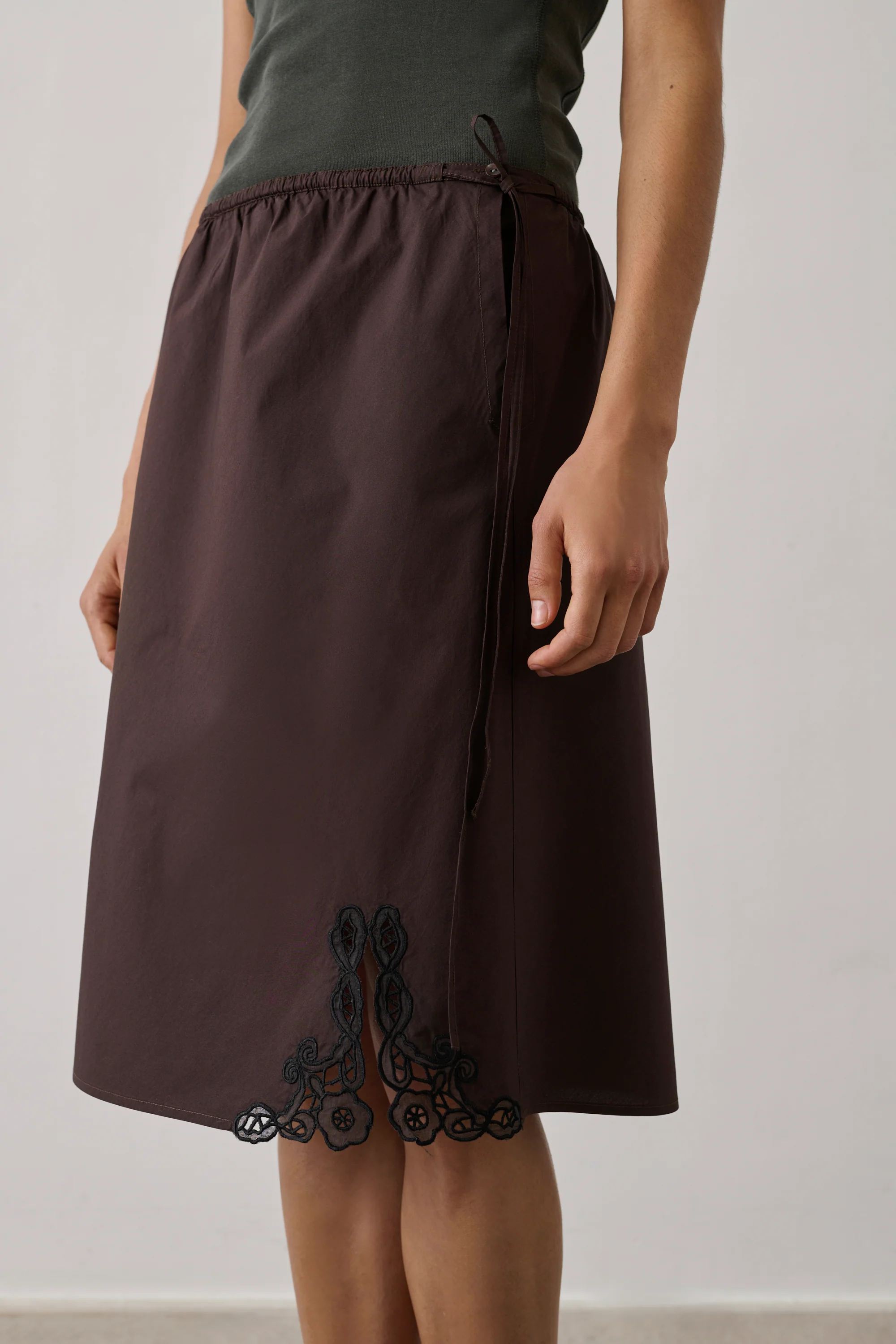 SKIRT HOUNA BROWN - Image 3