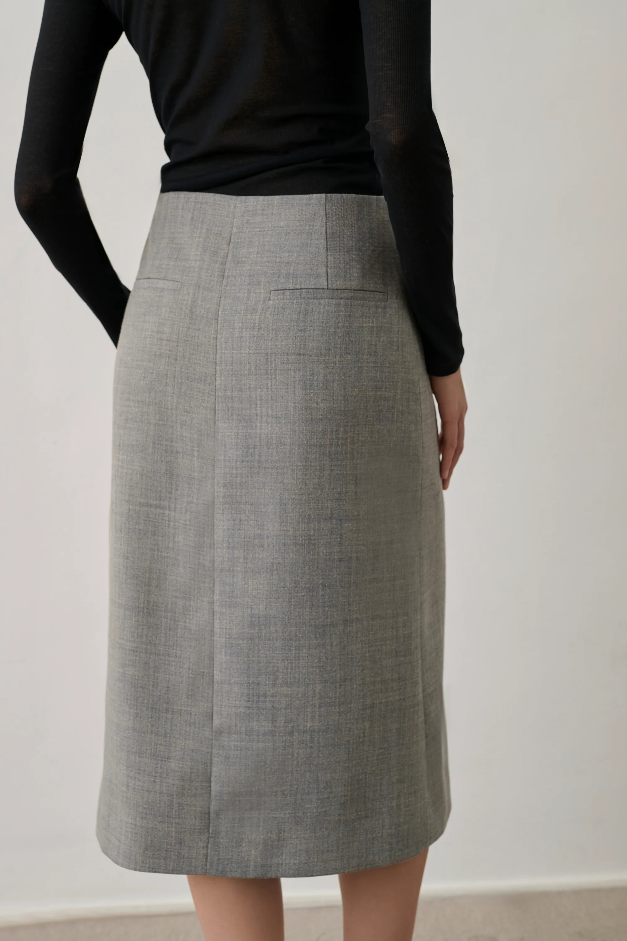 SKIRT IDRA GREY - Image 4