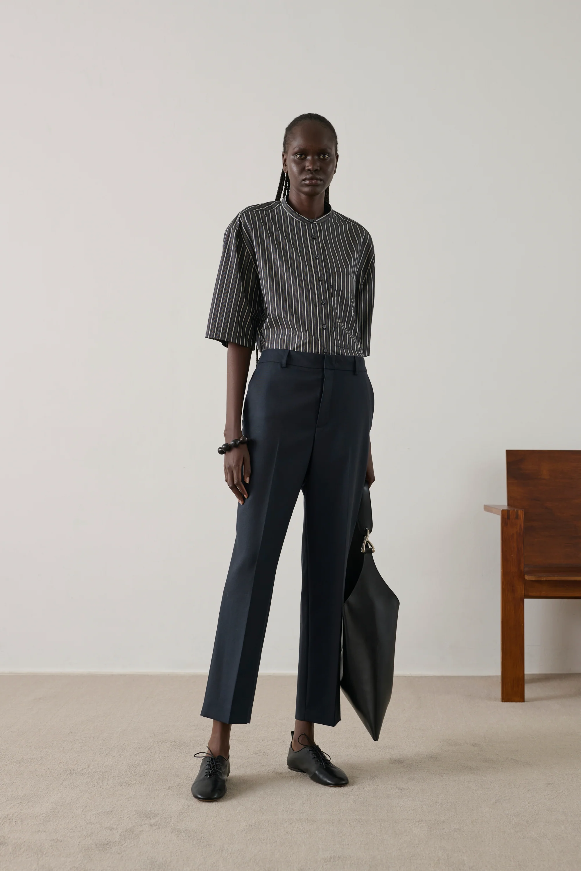TROUSERS GABRIEL NAVY - Image 5