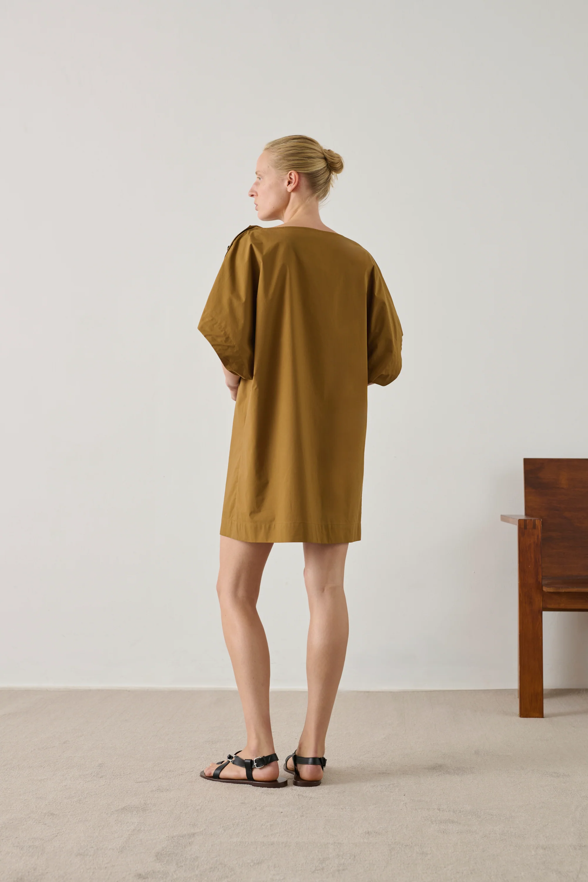 DRESS HATTIE MARRON - Image 3