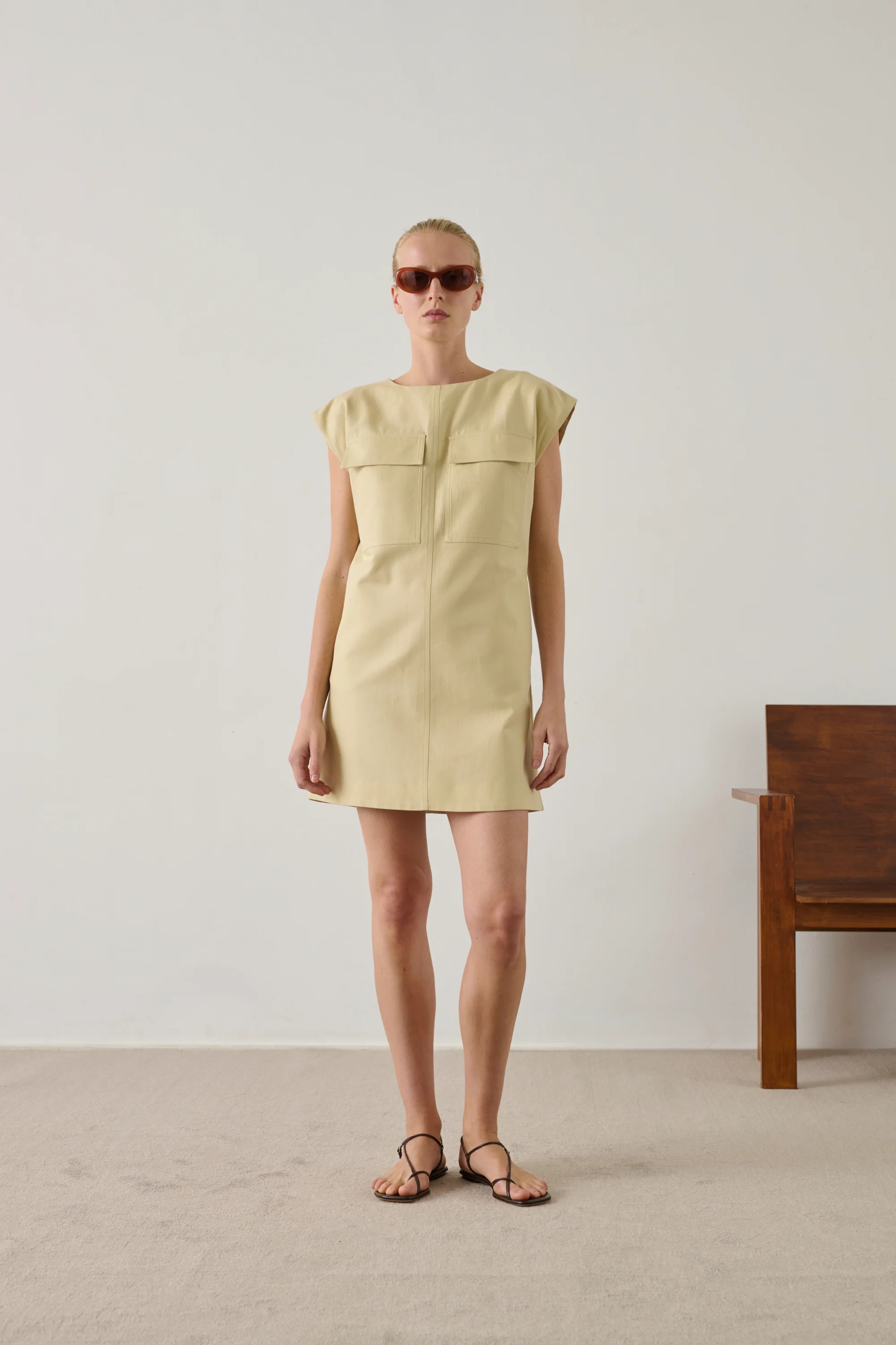 DRESS IMANE ECRU - Image 4
