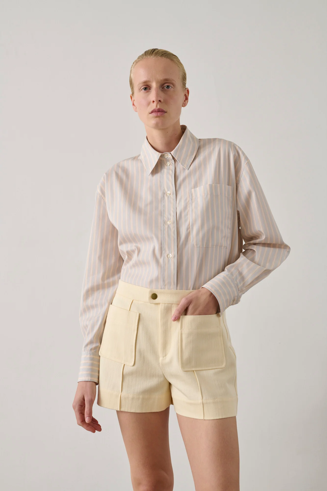SHORTS HOVER ECRU - Image 2